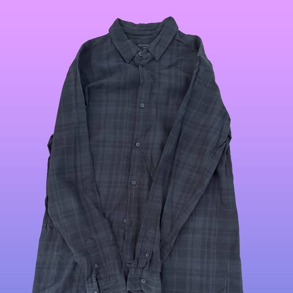 AllSaints Downham L/S Shirt S - Picture 1 of 5